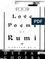 The Love Poems of Rumi Translated by Deepak Copra