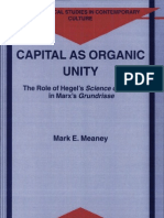 Capital As Organic Unity