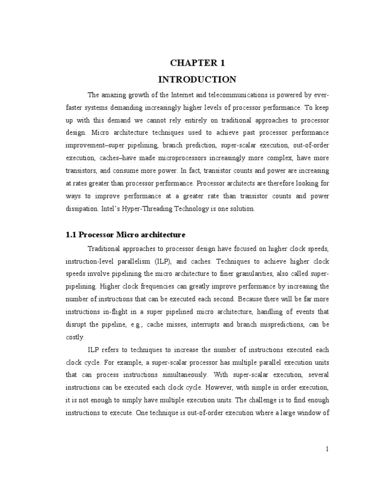 Hyper Threading Technology | PDF
