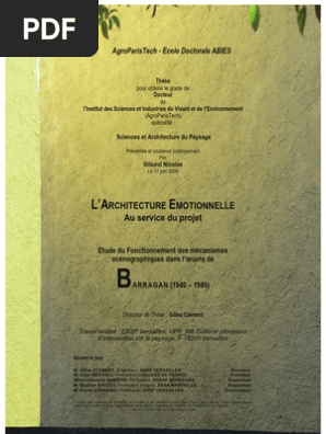 Gilsoul 2009 Architectureemotionnelle Sciences Cognitives Psychologie