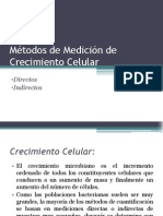 Métodos de Medición de Crecimiento Celular