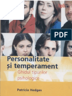Hedges - Personalitate Si Temperament - Ghidul Tipurilor Psihice