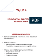 Bab 5 - Pendekatan Saintifik Dalam Penyelidikan