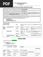 Ficha Phrasal-Prepositional Verbs