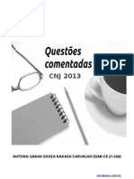 CNJ Questões Prova Básica Comentadas PDF