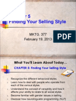 Chaper 5 - Your Selling Style 2-19-21