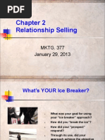 Chapter 2 - Relationship Selling 1-29-13