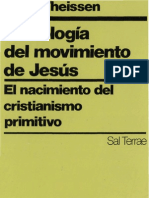 Gerd Theissen-Sociología Del Movimiento de Jesús