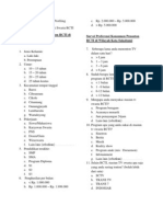 Kuesioner Market Profiling