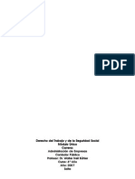 Dº Del Trabajo y La Seguridad Social