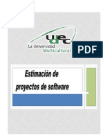 EstimacióndelproyectodeSoftware