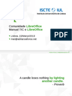 Comunidade LibreOffice Portugal + Manual Aberto de TIC e LibreOffice