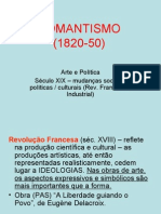 ARTE E POLÍTICA Romantismo - Delacroix e Goya