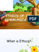 Ethics of Oral Communication