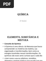 QUÍMICA 1ª aula