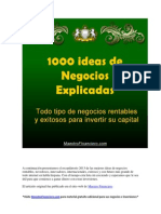 1000 Ideas de Negocios