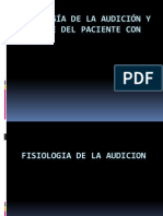 Fisiología de La Audición y Abordaje Del Paciente