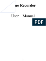 Time Recorder User Manual Guide
