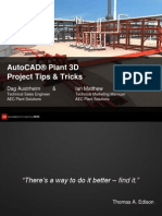 AutoCAD P & ID Quick Tips and Tricks