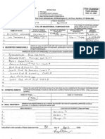 Judge Lynda Munro's Financial Disclosure Statement