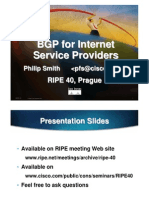 RIPE40-BGP for Internet Service Provider