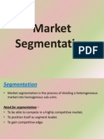  Market Segmentation