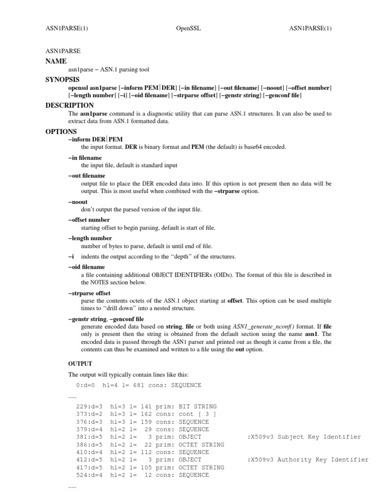 Openssl Man | PDF | Transport Layer Security | Command Line Interface
