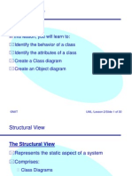 Structural View: Objectives