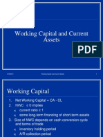 Working Capital and Current Assets