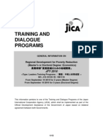 Training and Dialogue Programs: Regional Development For Poverty Reduction (Master's or Doctoral Degree: Economics)