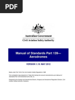Civil Aviation Safety Authority Australia Manual of Stnadards (MOS) 139