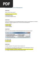 Introduction to Service Managemen Tquizes