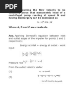 Centrifugal Pump Problems Part 1 | PDF | Pump | Chemical Engineering