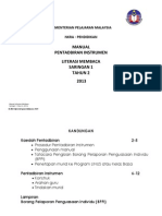 Manual Instrumen Literasi Membaca Saringan 1_tahun 2 2013