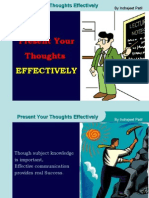 Present Your Thoughts Effectively