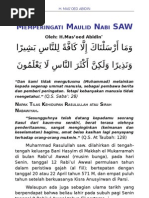 Download Nilai Esensial Memperingati Maulid Nabi Muhammad SAW by H Masoed Abidin bin Zainal Abidin Jabbar SN13099482 doc pdf