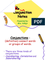 Conjunction Notes