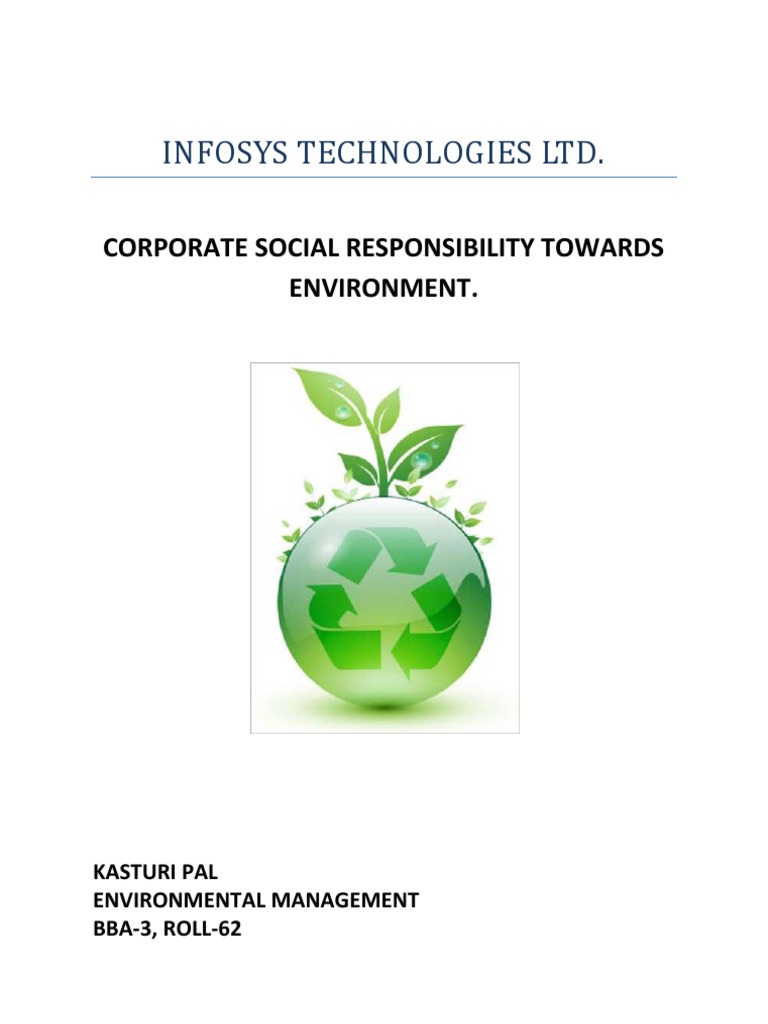 Infosys Technologies LTD | PDF | Sustainable Energy | Corporate Social ...