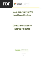 Manual de Instruções - Candidatura Eletrónica _ Concurso Externo Extraordinário