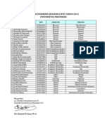 Penerima Beasiswa BTN Tahun 2013 PDF