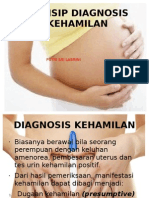 Prinsip Diagnosis Kehamilan
