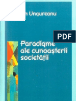 Ungureanu 2C Ion Paradigme Ale Cunoasterii Societatii