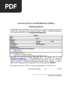 Ficha Inscrição Sentidos da clínica 1