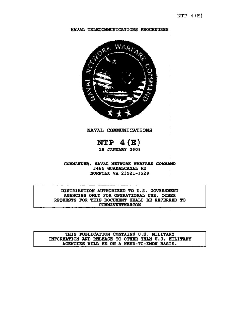 Naval Telecommunications | PDF | Telecommunication | Knowledge Management