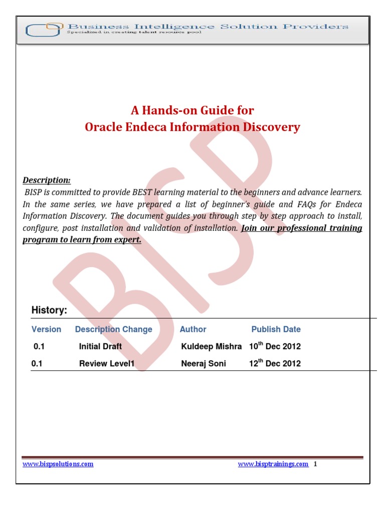 Endica Installation | PDF | Business | Technology & Engineering