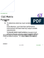 C&E Matrix Purpose: Click To Edit Master Subtitle Style