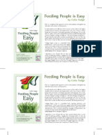 "Feeding People Is Easy" Book Flyer