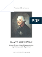 Federico II de Prusia - El Anti-Maquiavelo
