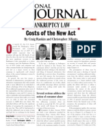 Alliotts Bankruptcy Article Costs of New Act