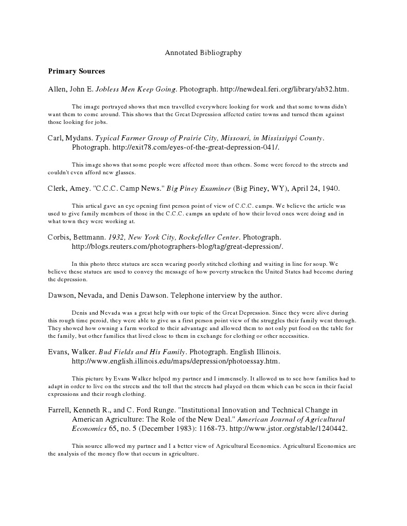 Apa annotated bibliography sample paper picture